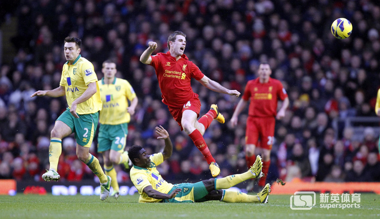 利物浦主场轻取诺里奇,冠军希望日益增加 利物浦主场轻取诺里奇,冠军希望日益增加