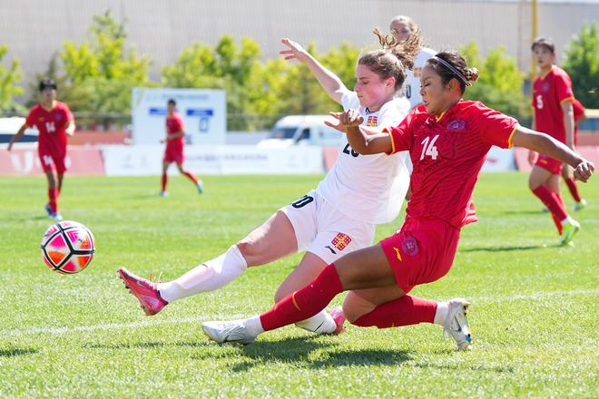 德国女足队员个个状态火热，助球队获胜的简单介绍